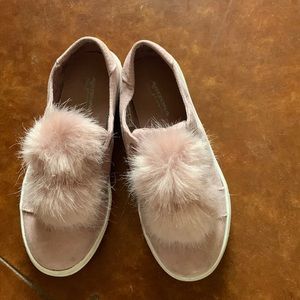 Girls Fur Top Sneakers